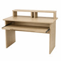 Scrivania in legno MDF con ripiano estraibile